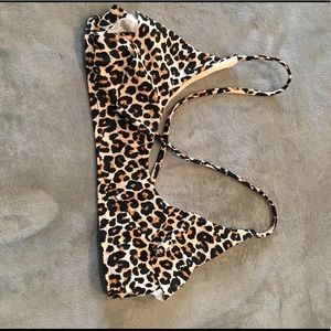 Ruffle bathing suit top